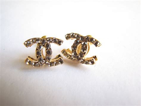 etsy coco chanel ear rings|real Coco Chanel earrings price.